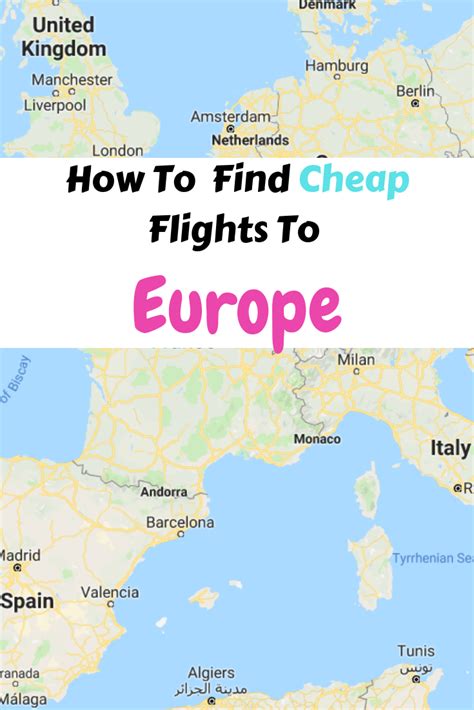 Cheap flights to Europe .